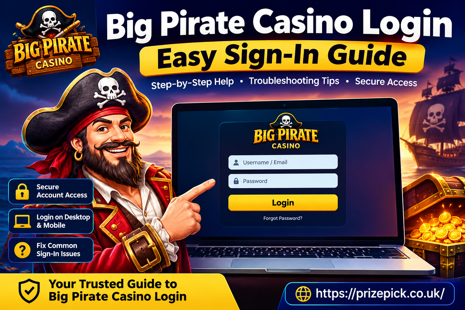 Big Pirate Casino Login