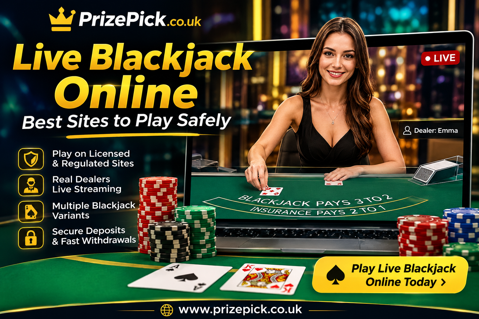 live blackjack online
